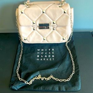 White House Black Market Pink w/Studs Handbag